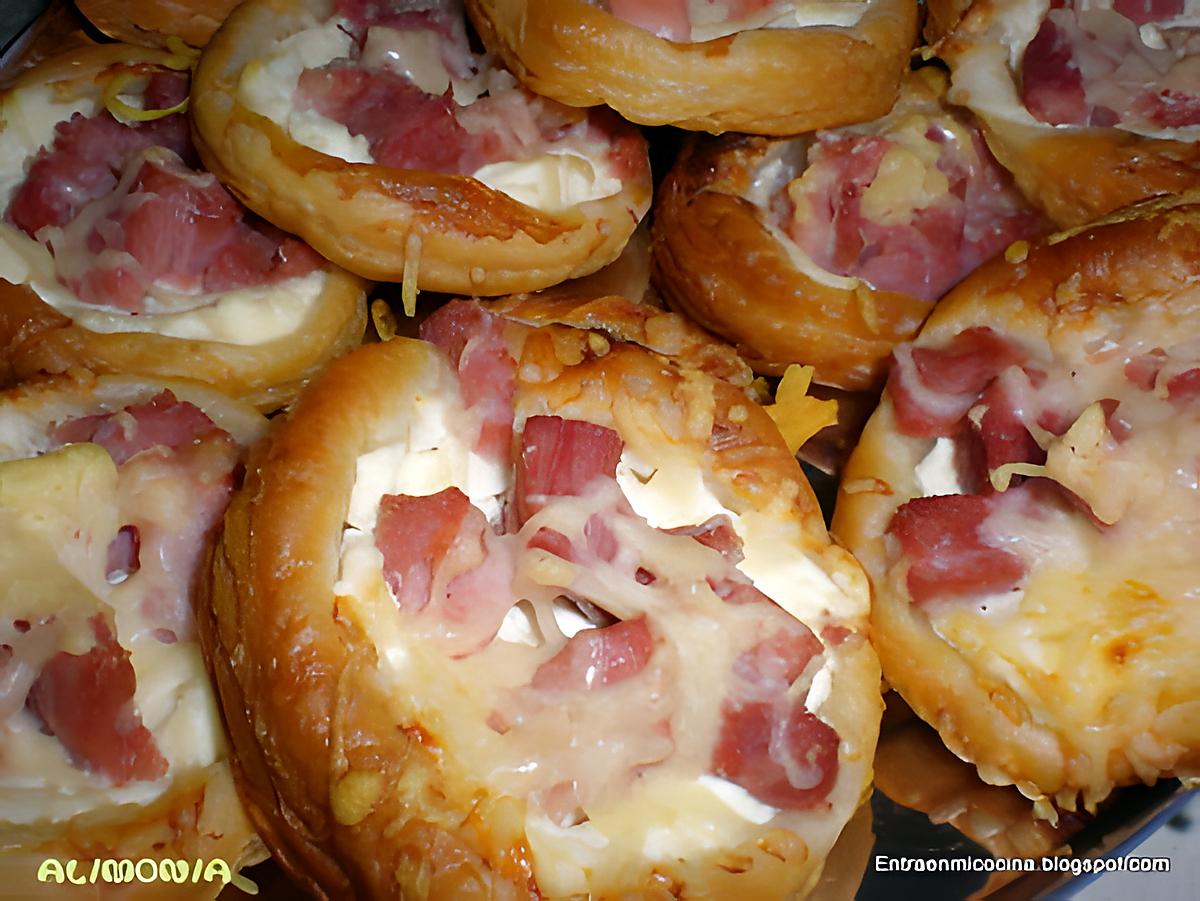 recette TARTELETTES JAMBON-FROMAGE