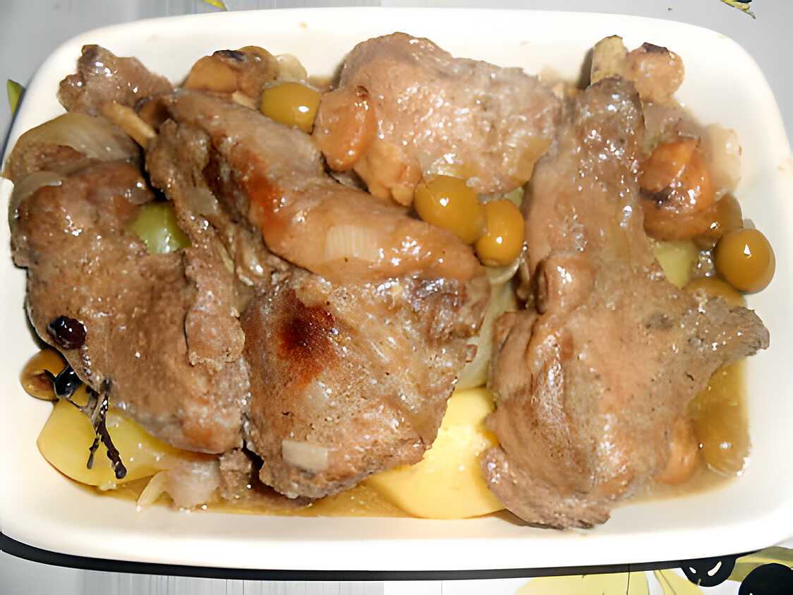 Recette de CIVET DE SANGLIER AU VIN BLANC