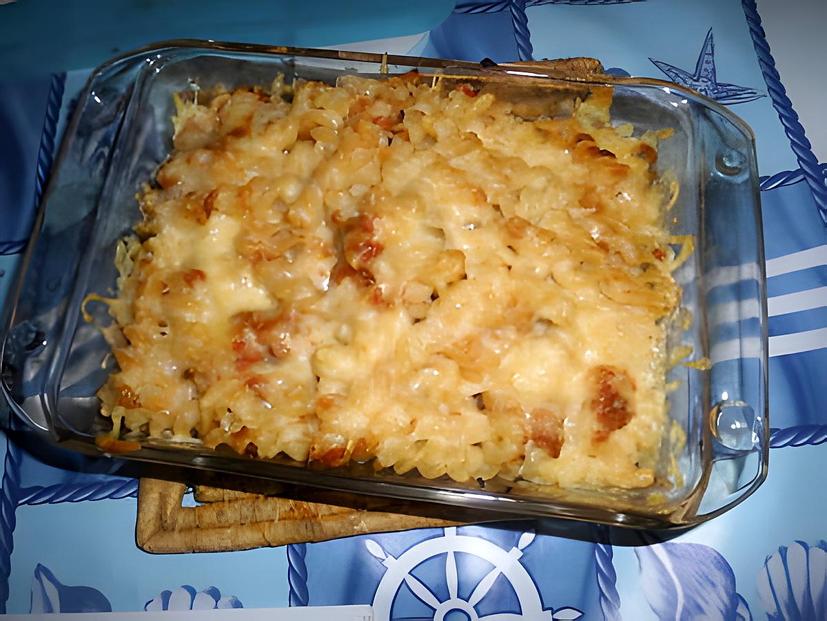 recette Gratin de pates a la mexicaine