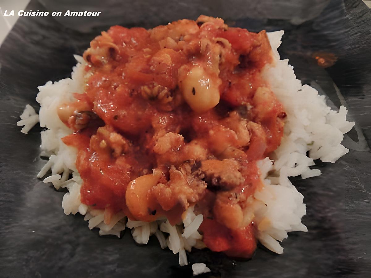 recette Calamars avec une sauce tomates