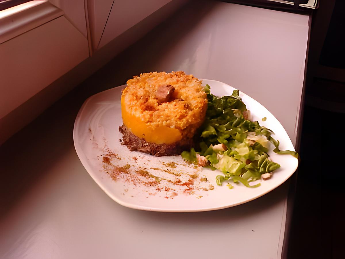 recette Écrasée de courge butternut sur lit de boudin noir