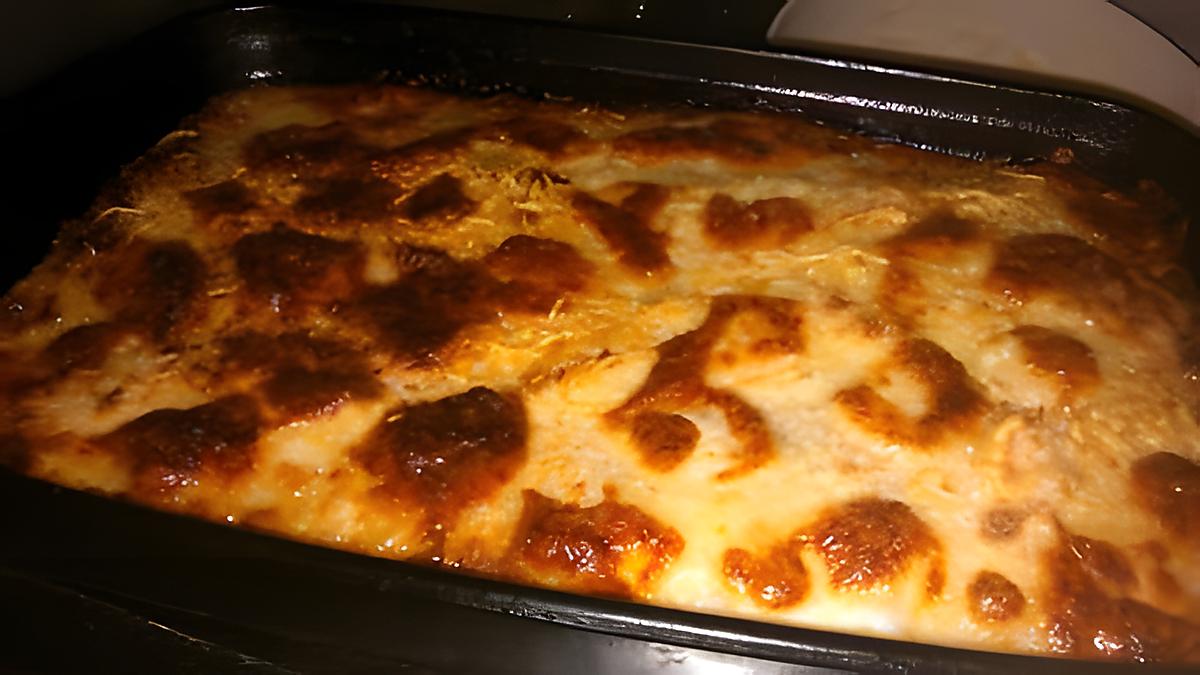 recette Hachis parmentier gratinée a la mozarella