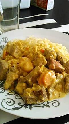 recette Porc au curry