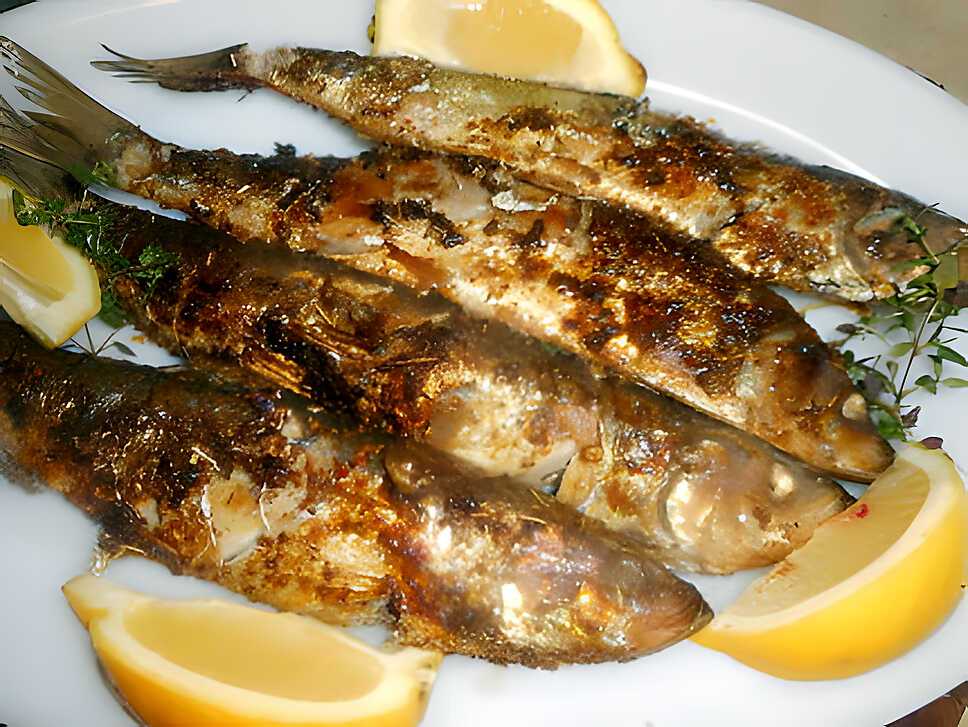 recette harengs marinés et grillés