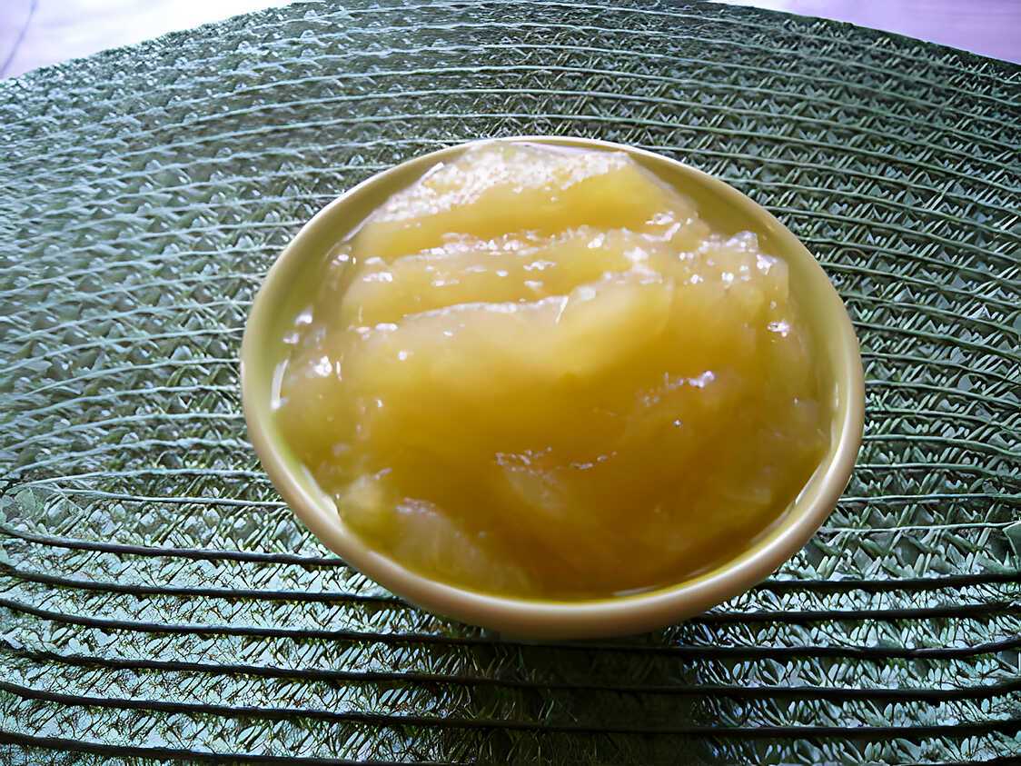 Recette de Compote rhubarbe/pomme (au micro ondes)