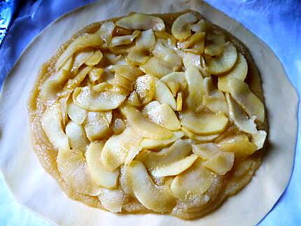 recette GALETTE pommes / chocolat