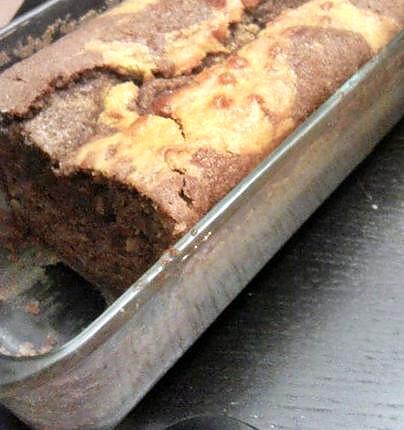 recette CAKE MARBRÉ À LA DANETTE