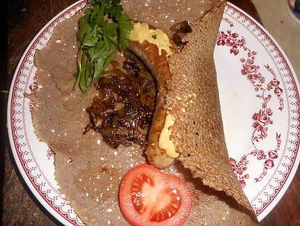 recette Galette saucisse