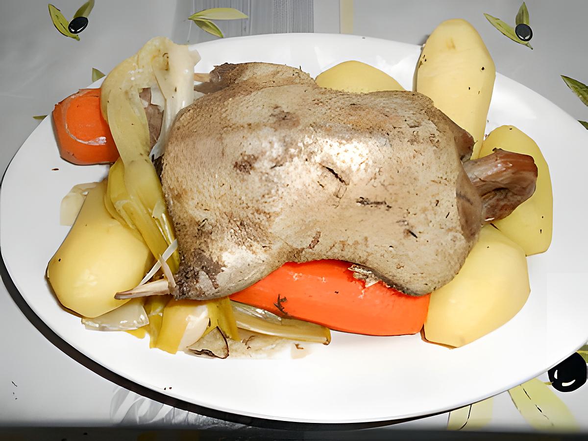 recette CANARD SAUVAGE EN POT AU FEU