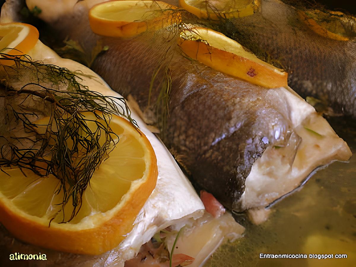 recette LOUP DE MER TERRE-MER