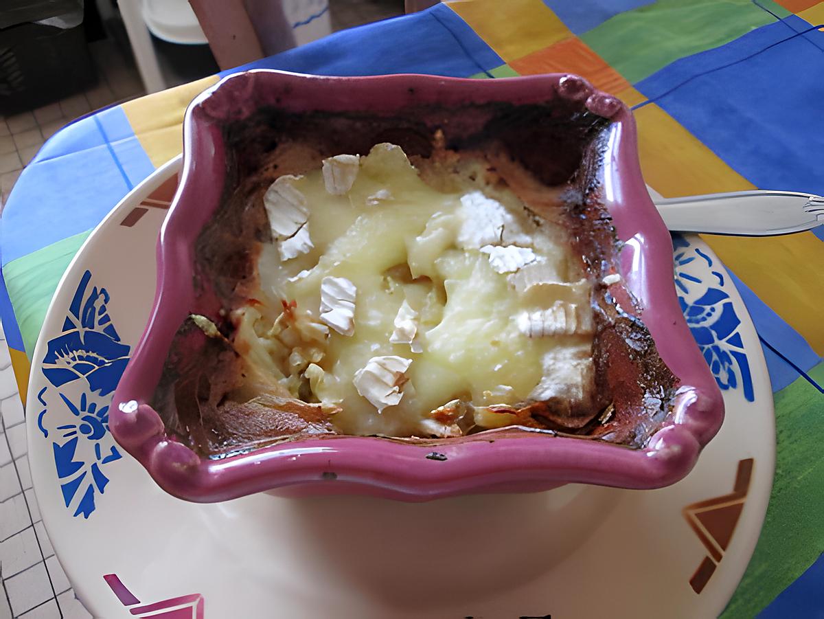 recette gratin champignons pommes de terre au camenbert