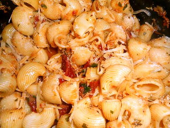 recette Pipe rigate sauce aux tomates séchées