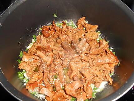 recette AVANT DE LAPIN CREME ET GIROLLES