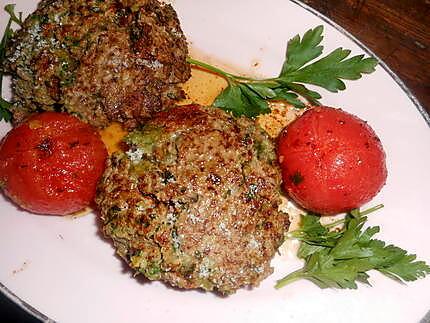 recette Steak haché oignon,paprika