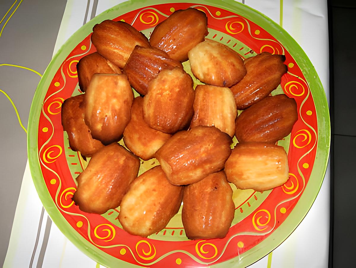 recette Madeleines aux blancs d'oeuf