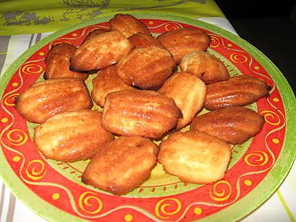 recette Madeleines aux blancs d'oeuf