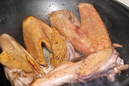 recette Manchons de canard aux lentilles vertes