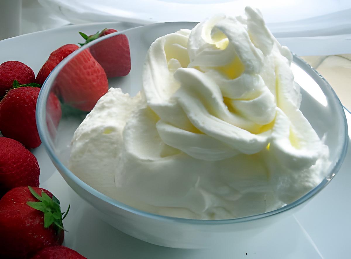 recette chantilly