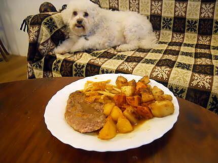 recette MAGRET DE CANARD aux oranges et asperges