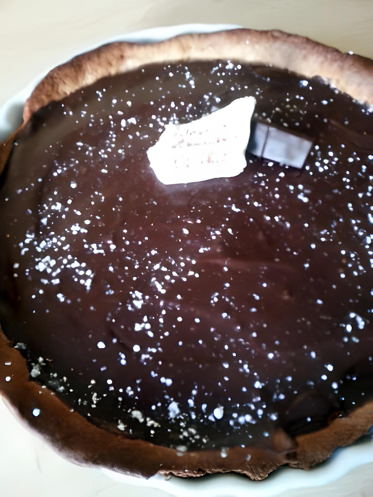 recette Tarte marrons chocolat