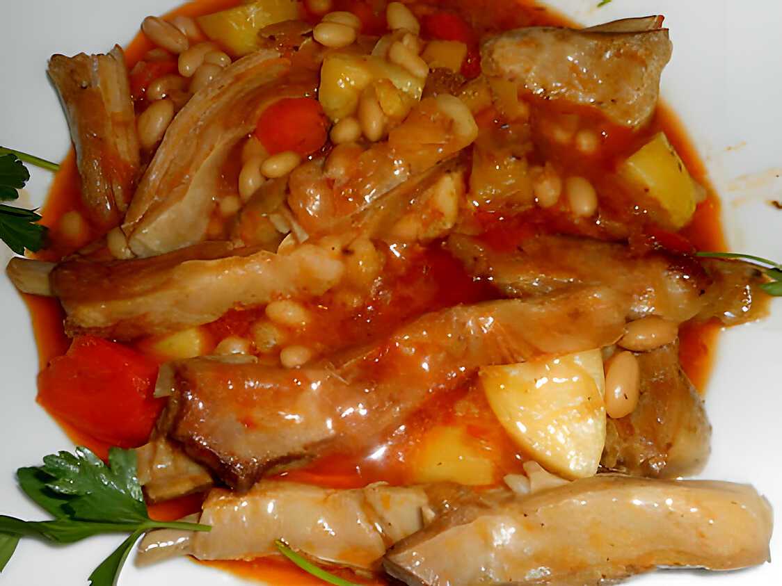 Recette de Ragout d agneau aux haricots blancs et légumes
