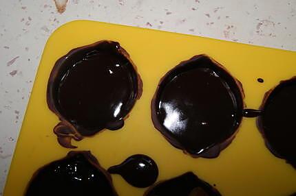 recette Pralines ganache liqueur de poire