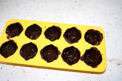 recette Pralines ganache liqueur de poire