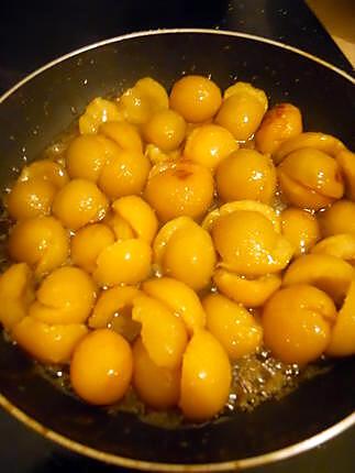 recette TARTE AUX MIRABELLES RAPIDE