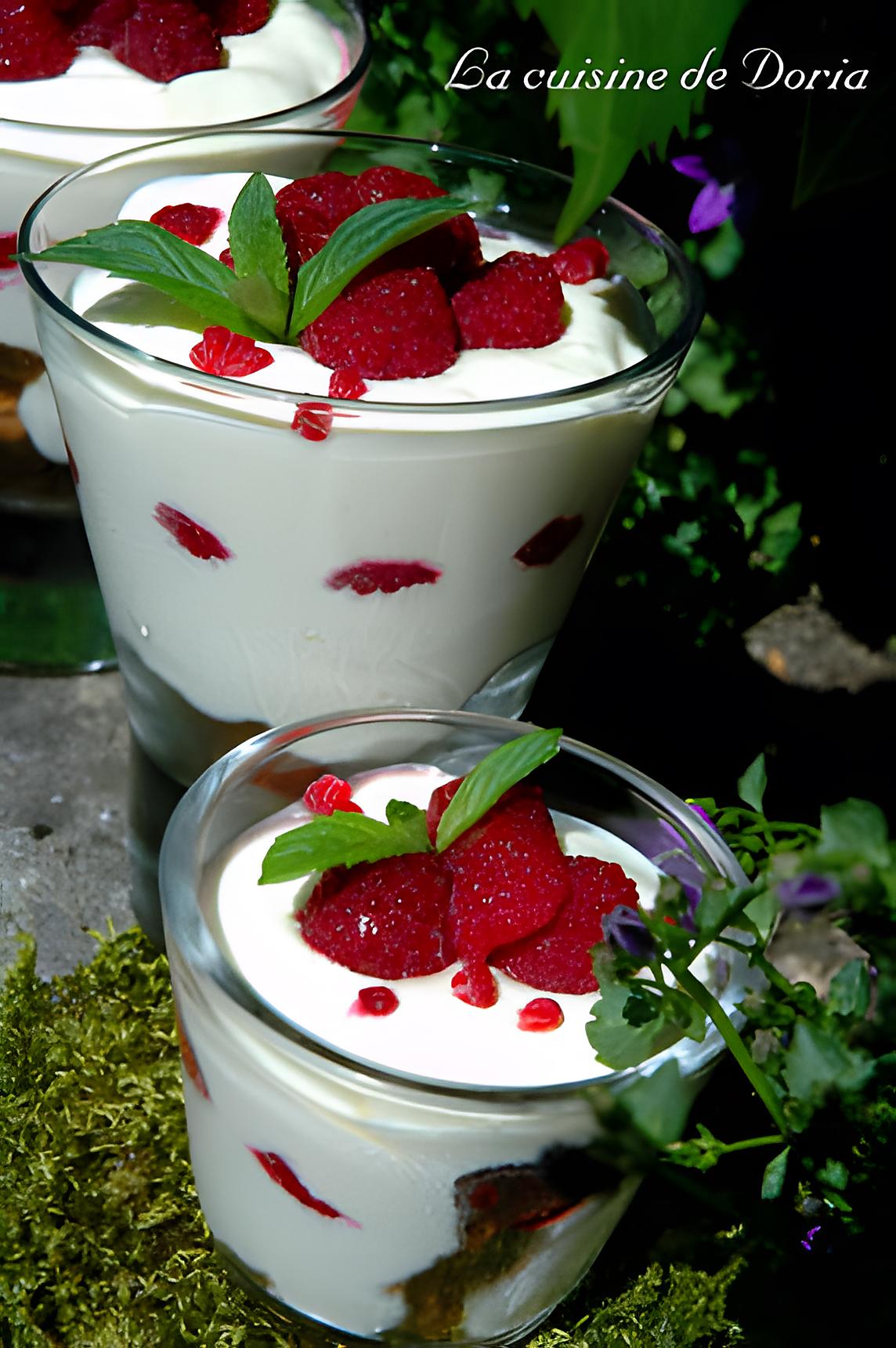 recette Trifle à la framboise