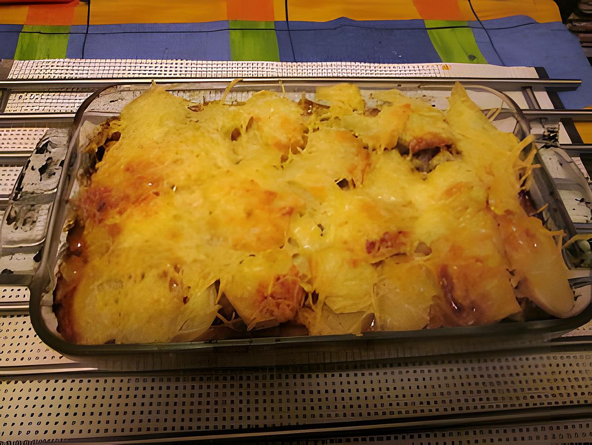 recette gratin d agneau  pommes de terre