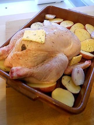 recette POULET FARCI à l'Armagnac