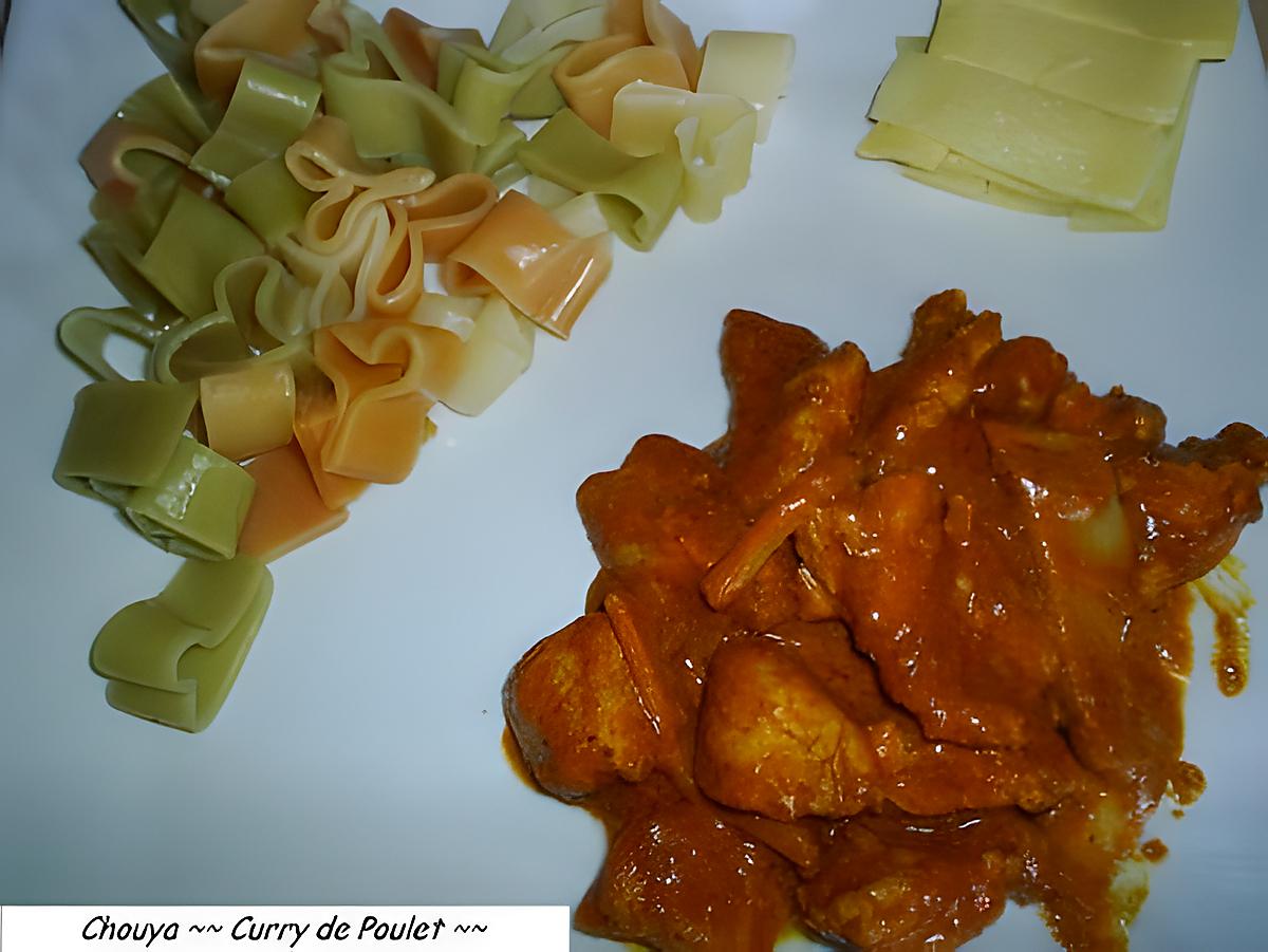 recette Curry de poulet