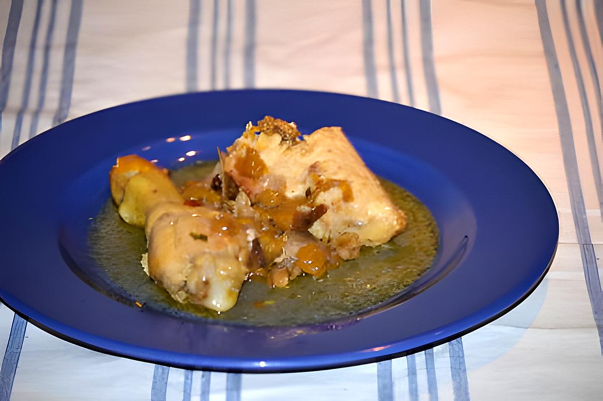 recette Poulet a la mangue et ciboulette