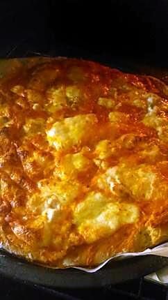 recette Pizza poulet curry