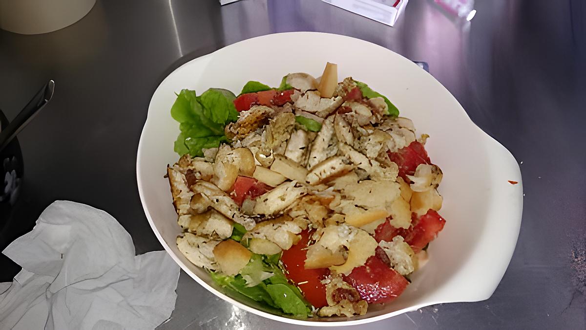 recette salade poulet ww