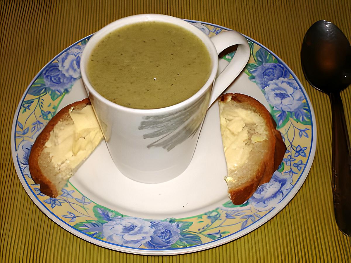 recette Velouté de laitue , poireaux et céléri