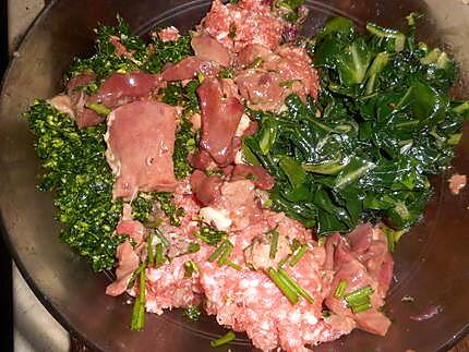 recette Caillettes aux foies de volaille