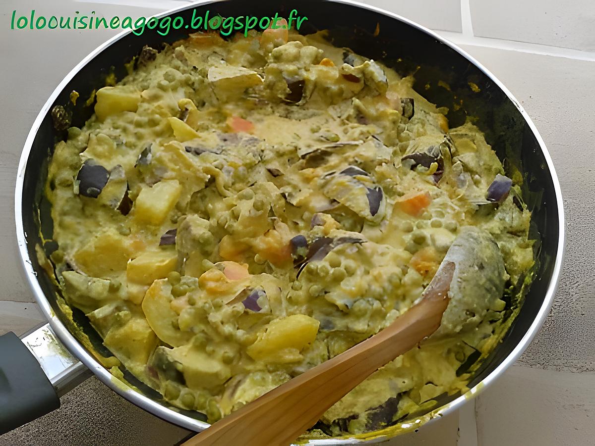 recette Ragoût végétarien de légumes d'automne au curry