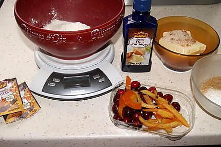 recette Palets de dame aux cranberries et oranges
