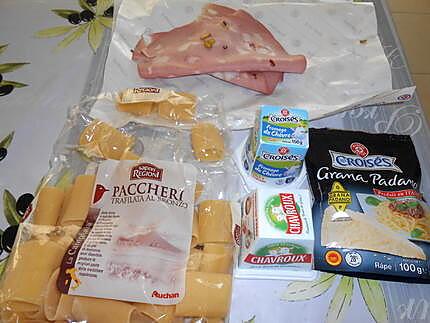 recette PACCHERI FARCIS ET FRITS