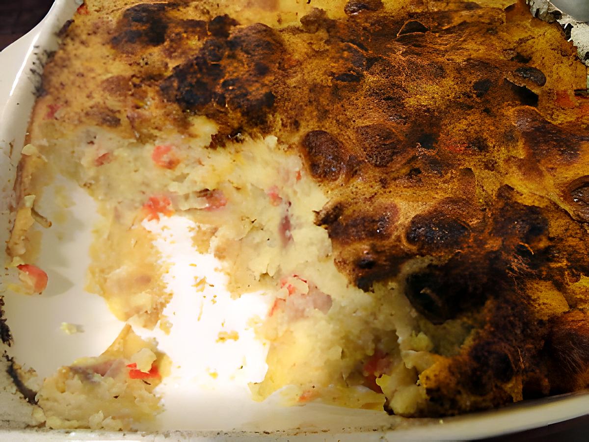 recette Gratin de purée aux légumes