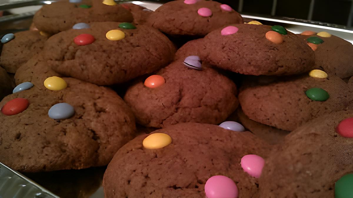 recette Cookies aux smarties Pour les 7ans de notre fille