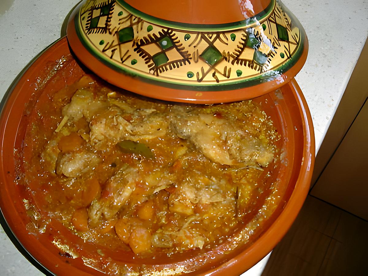 recette Tajine de lapin au miel et sésame