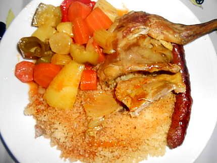 recette UN PETIT TRIO EN COUSCOUS