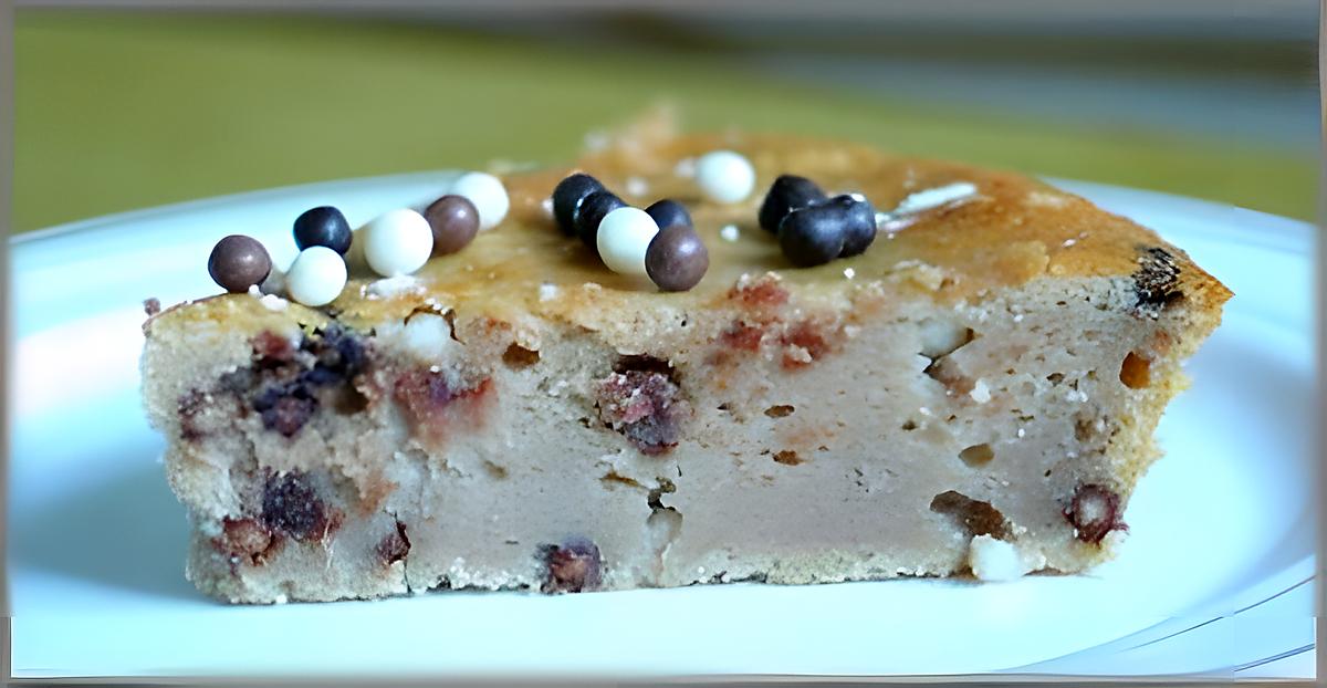 recette Fondant de crème de marron aux perles 3 chocolats.