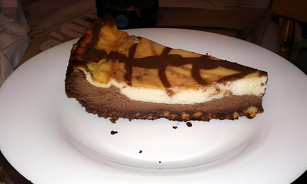 recette Cheesecake vanille et chocolat