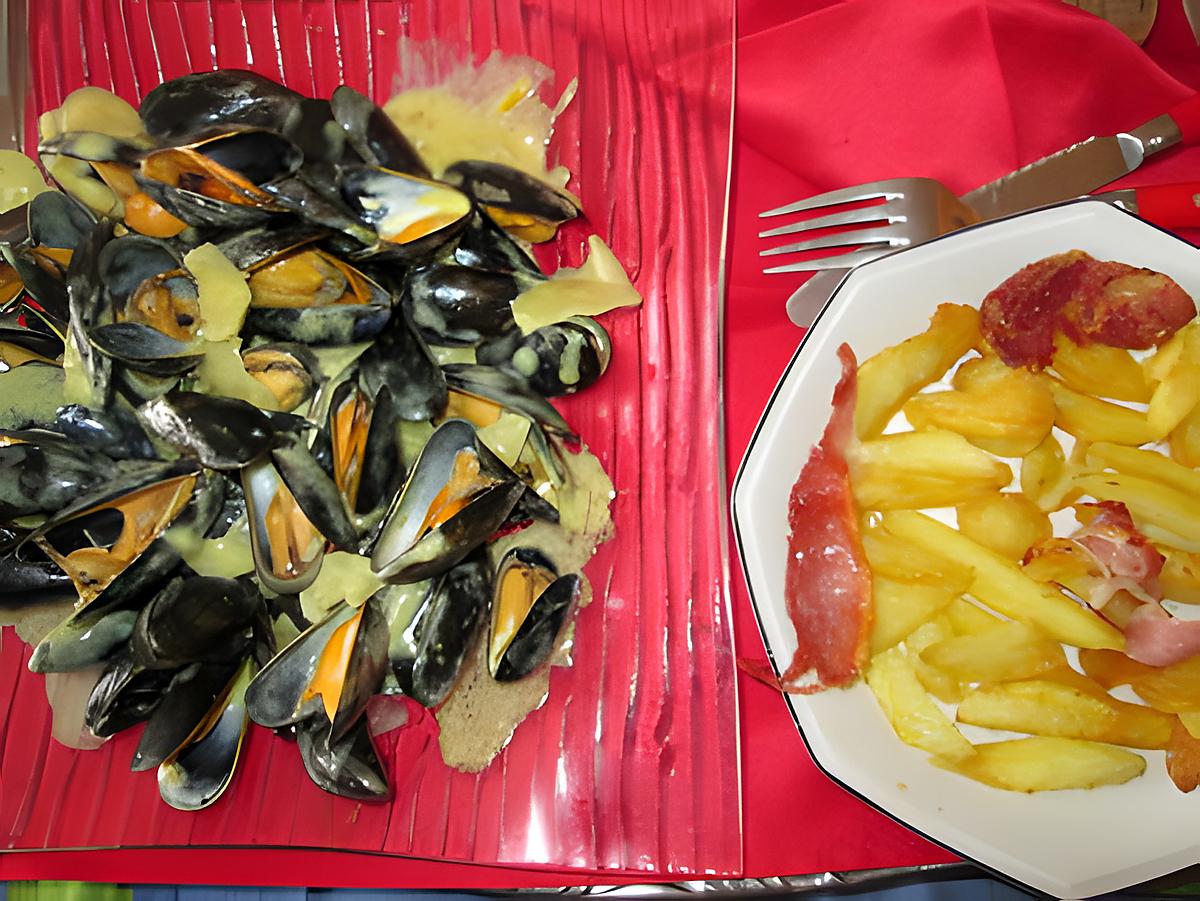 recette moules au curry