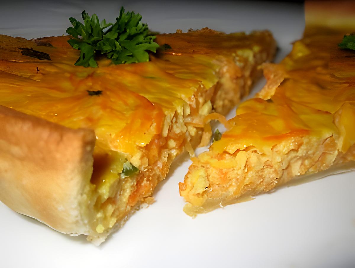 recette Tarte à la Carotte Épicée