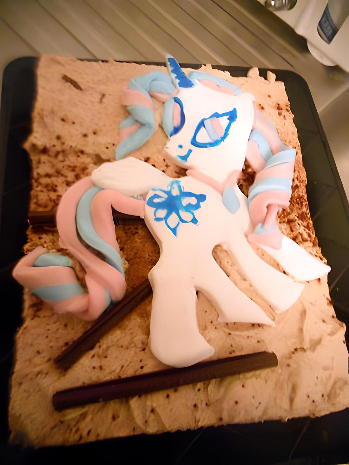 recette Decor pate a sucre My Little Pony Princesse Celestia