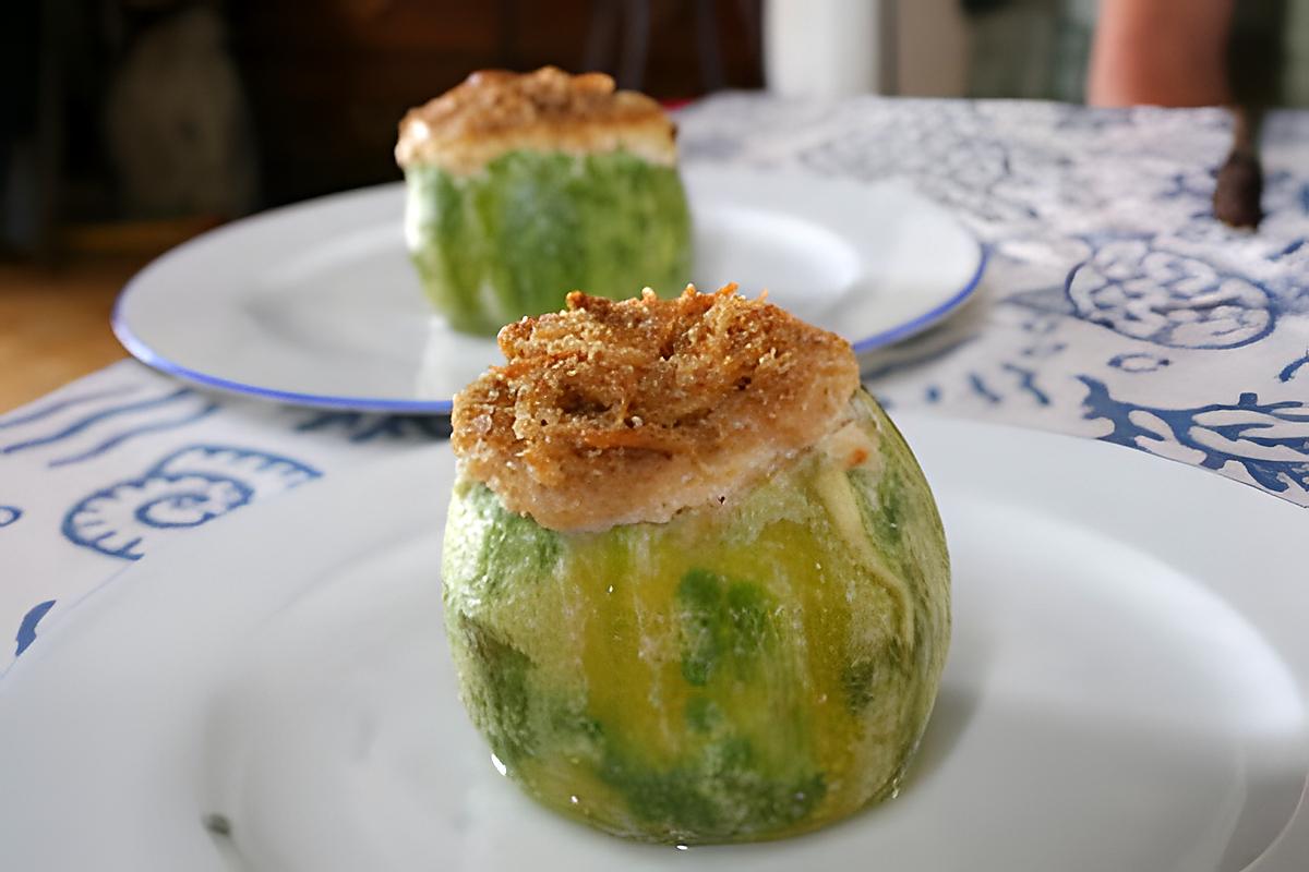 recette Les courgettes farcies à la ricotta et noix